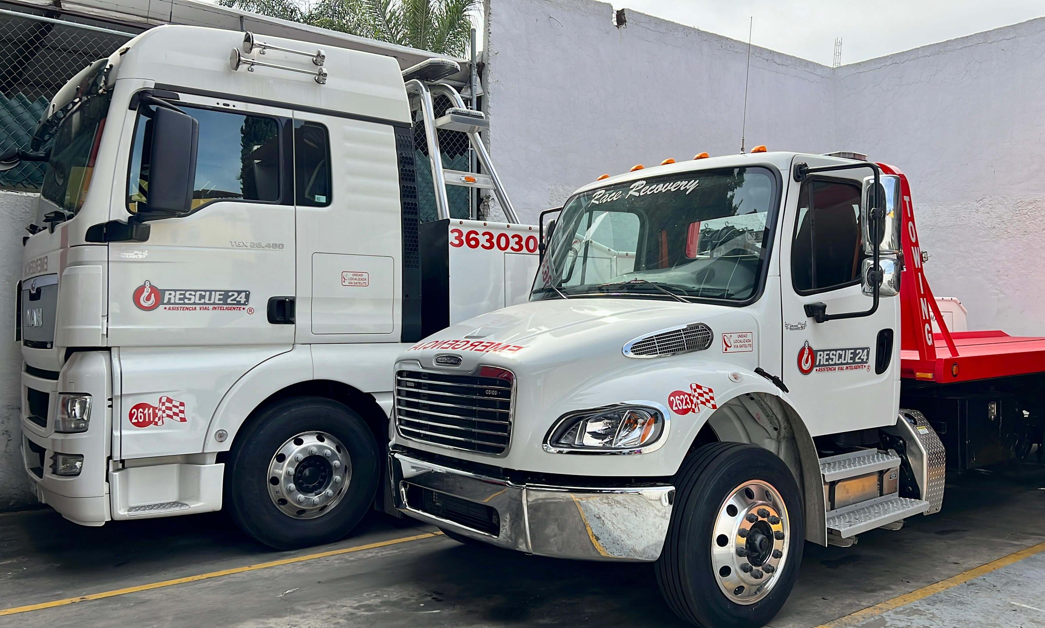 Grúas Rescue24 listas para asistencia vial con geolocalización 24/7